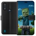 Miniatyrbillede 1 af 3: Motorola Moto E6i Tegnebogsetui A Minecraft Movie