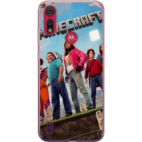 Motorola Moto E6s (2020) Genomskinligt Skal A Minecraft Movie