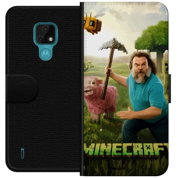Motorola Moto E7 Lompakkokotelo A Minecraft Movie