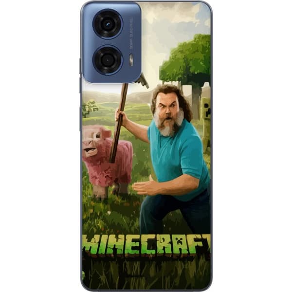 Motorola Moto G04 Läpinäkyvä kuori A Minecraft Movie