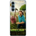 Miniatyrbild 1 av 3: Motorola Moto G200 5G Genomskinligt Skal A Minecraft Movie