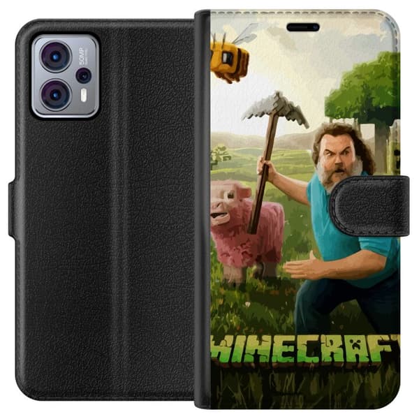 Motorola Moto G23 Lompakkokotelo A Minecraft Movie
