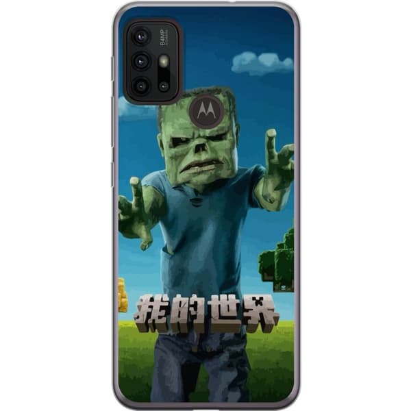 Motorola Moto G30 Gennemsigtig cover A Minecraft Movie