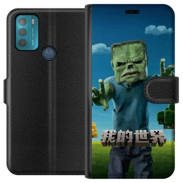 Motorola Moto G50 Tegnebogsetui A Minecraft Movie