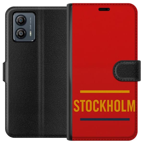 Motorola Moto G53 Tegnebogsetui Stockholm – Hockey