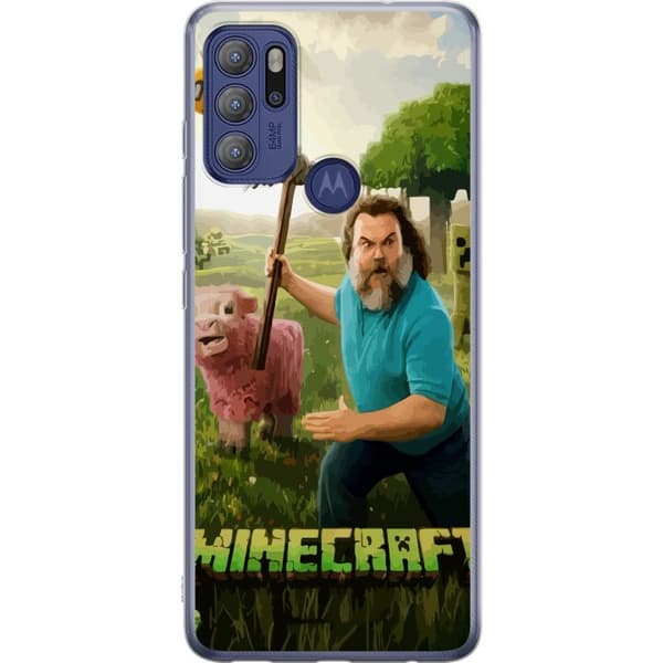 Motorola Moto G60S Gennemsigtig cover A Minecraft Movie