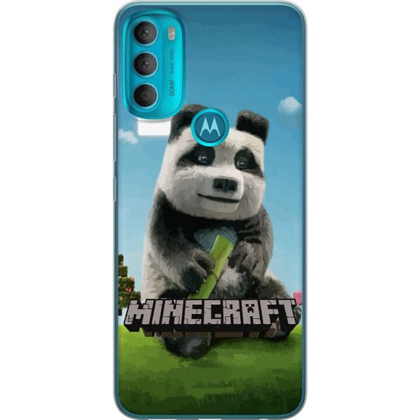 Motorola Moto G71 5G Läpinäkyvä kuori A Minecraft Movie