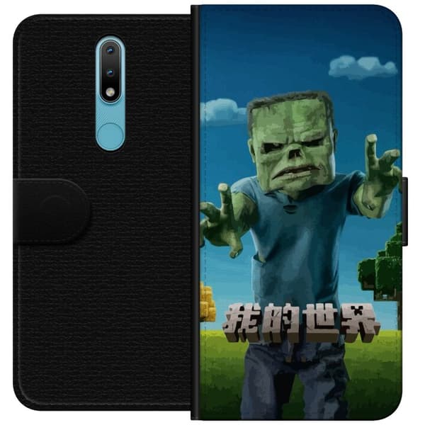 Nokia 2.4 Lommeboketui A Minecraft Movie