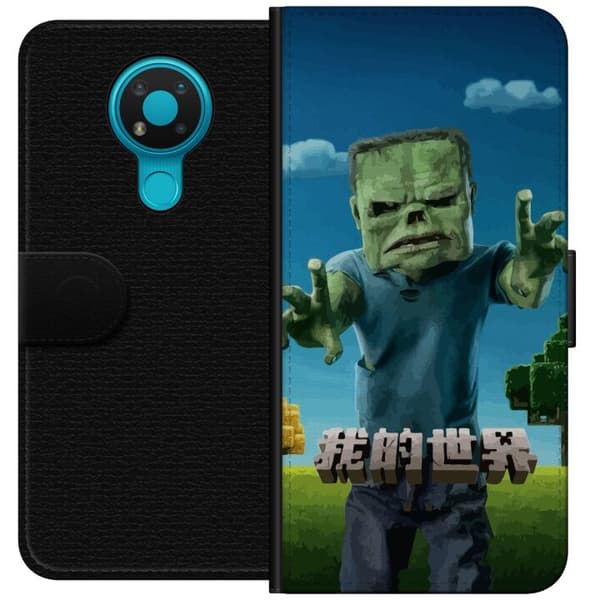 Nokia 3.4 Tegnebogsetui A Minecraft Movie