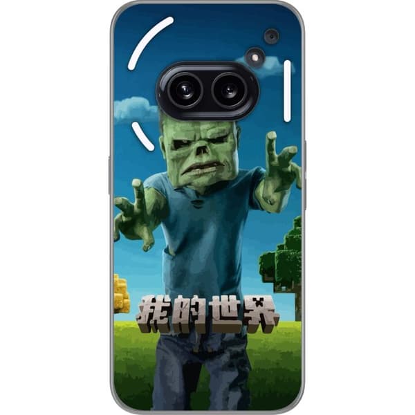 Nothing Phone (2a) Plus Genomskinligt Skal A Minecraft Movie