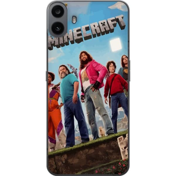 Nothing CMF Phone 1 Läpinäkyvä kuori A Minecraft Movie