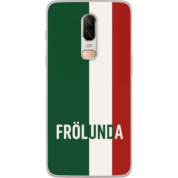 OnePlus 6 Gennemsigtig cover Frölunda - Hockey