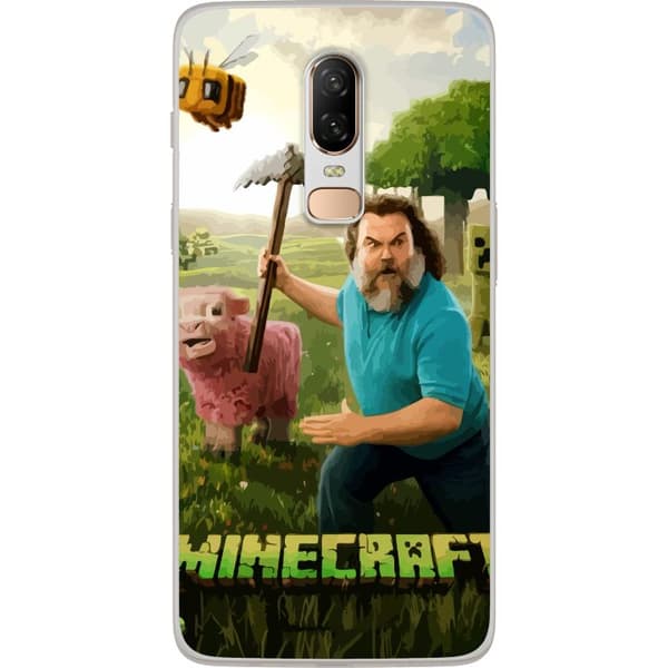 OnePlus 6 Genomskinligt Skal A Minecraft Movie