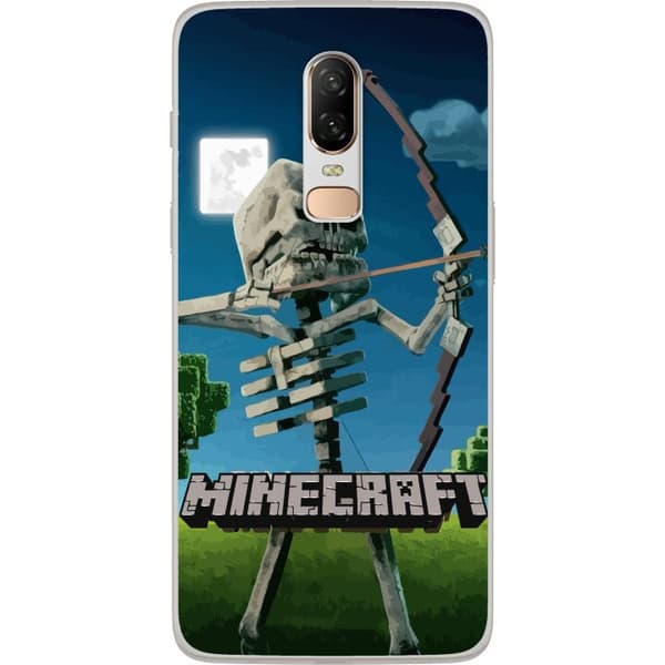OnePlus 6 Gjennomsiktig deksel A Minecraft Movie