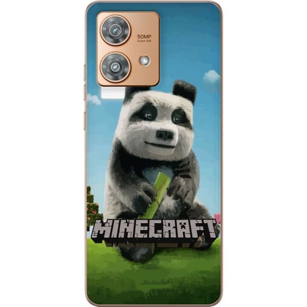 Motorola Edge 40 Neo Gennemsigtig cover A Minecraft Movie