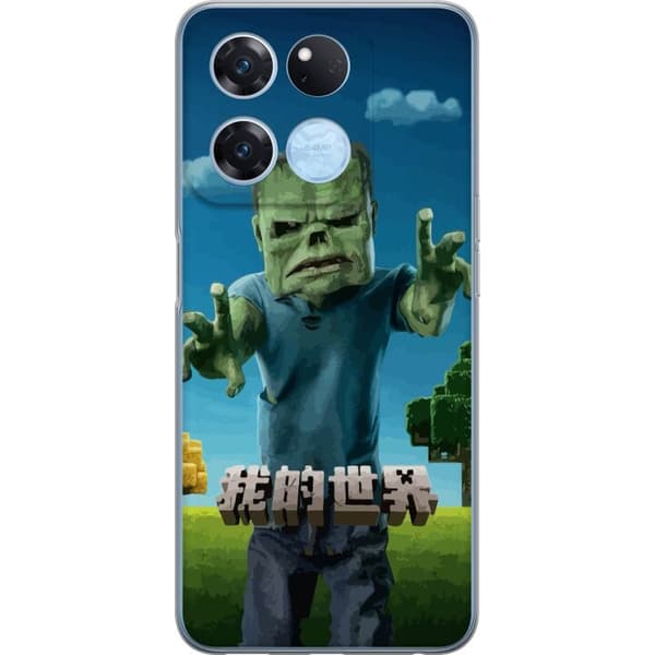 OnePlus Ace Racing Gennemsigtig cover A Minecraft Movie