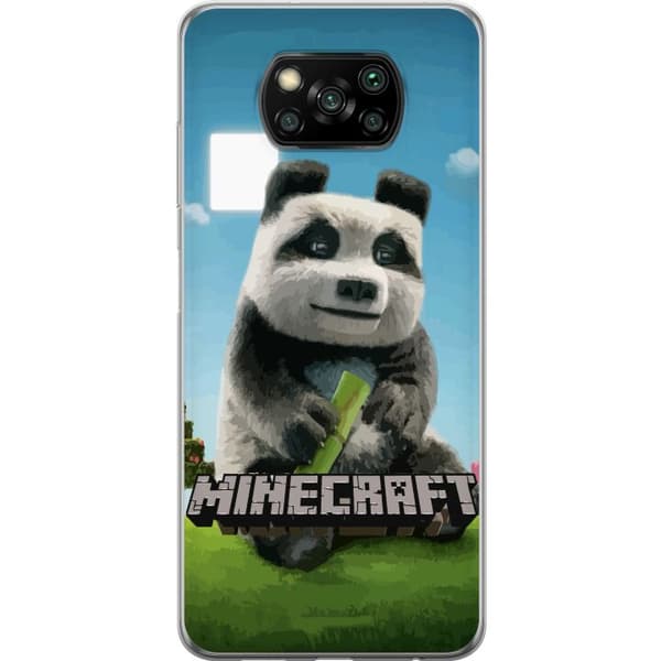 Xiaomi Poco X3 NFC Genomskinligt Skal A Minecraft Movie