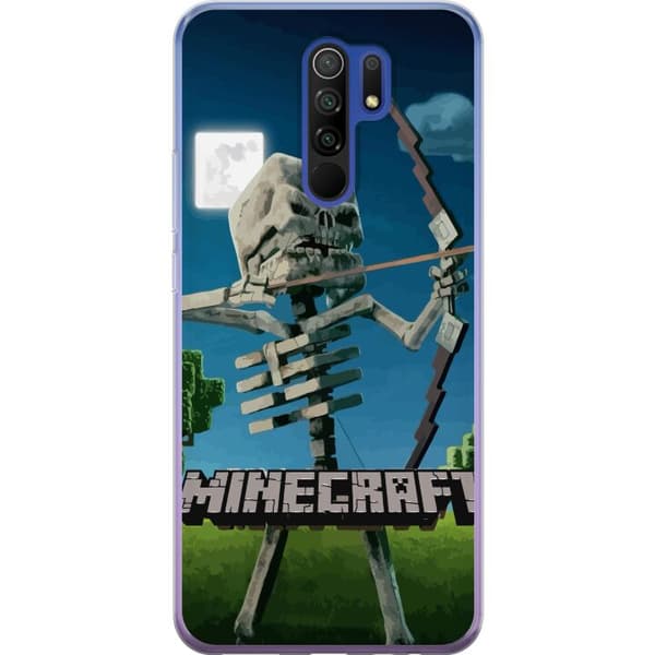 Xiaomi Redmi 9 Gennemsigtig cover A Minecraft Movie