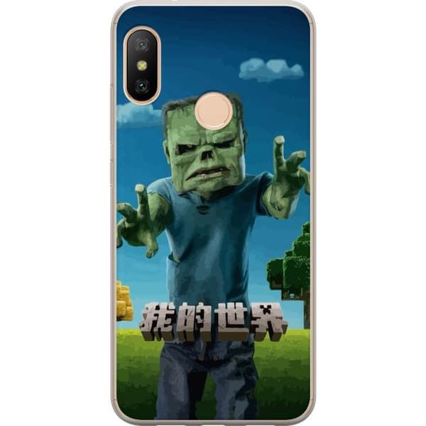 Xiaomi Redmi 6 Pro Genomskinligt Skal A Minecraft Movie