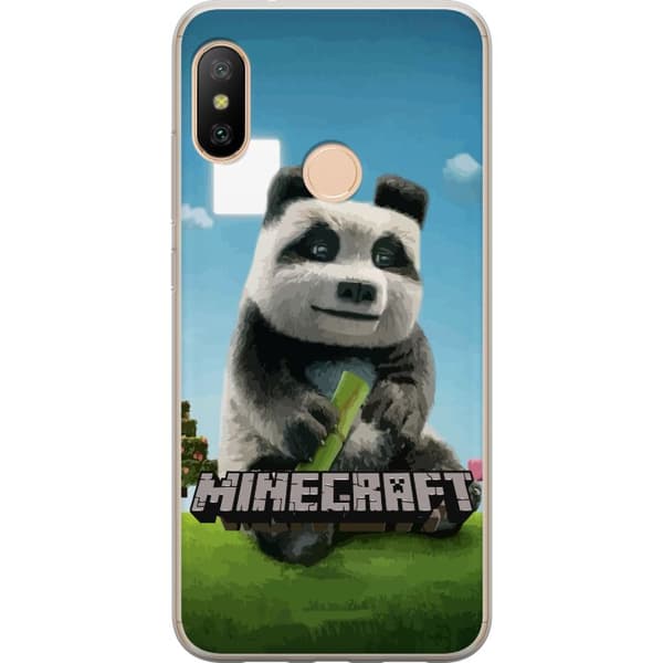 Xiaomi Redmi 6 Pro Gennemsigtig cover A Minecraft Movie