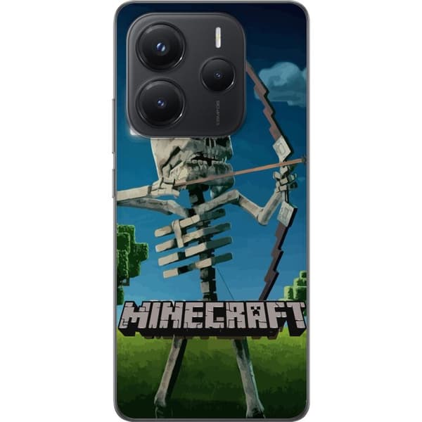 Xiaomi Redmi Note 14 Genomskinligt Skal A Minecraft Movie