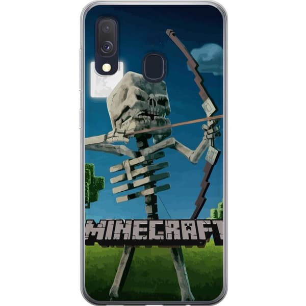 Samsung Galaxy A40 Gjennomsiktig deksel A Minecraft Movie