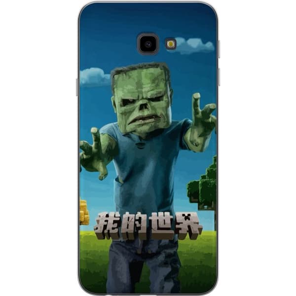 Samsung Galaxy J4+ Läpinäkyvä kuori A Minecraft Movie
