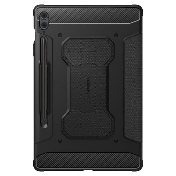 Coque - SPIGEN - Galaxy Tab S9 FE Plus - Rugged Armor Pro - Svart - Syntetisk