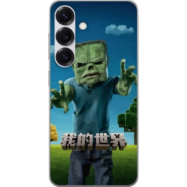 Samsung Galaxy S25 Gennemsigtig cover A Minecraft Movie