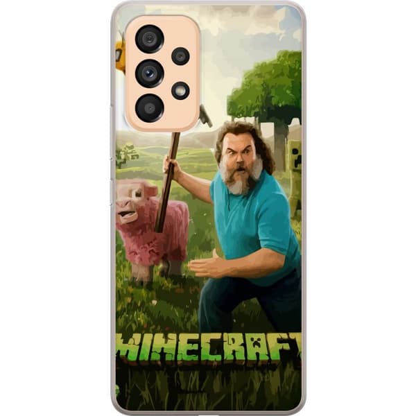 Samsung Galaxy A53 5G Gennemsigtig cover A Minecraft Movie