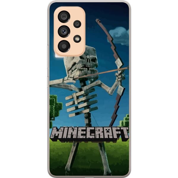 Samsung Galaxy A53 5G Gennemsigtig cover A Minecraft Movie