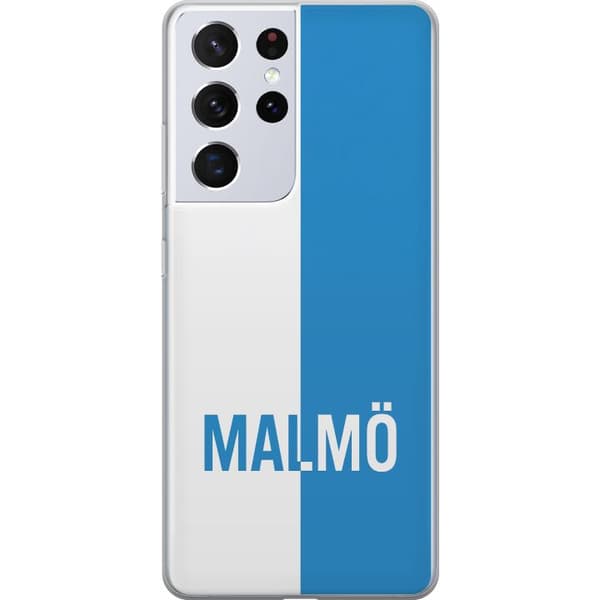 Samsung Galaxy S21 Ultra 5G Gennemsigtig cover Malmö – fodbold