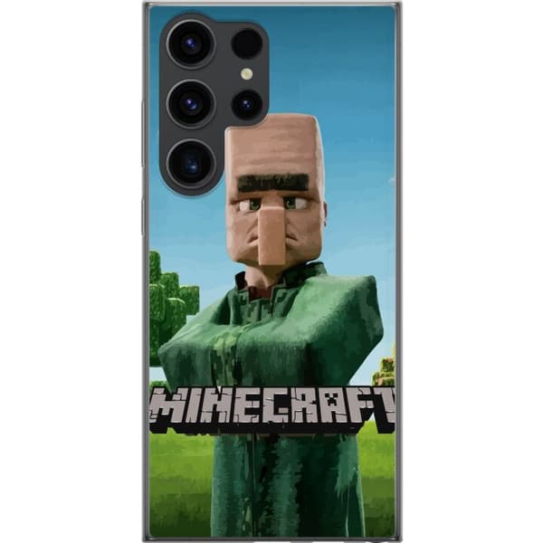 Samsung Galaxy S24 Ultra Läpinäkyvä kuori A Minecraft Movie