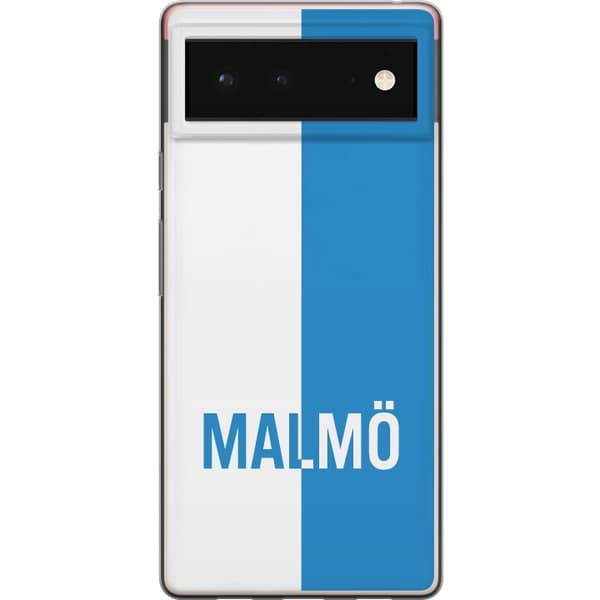 Google Pixel 6 Läpinäkyvä kuori Malmö – jalkapallo