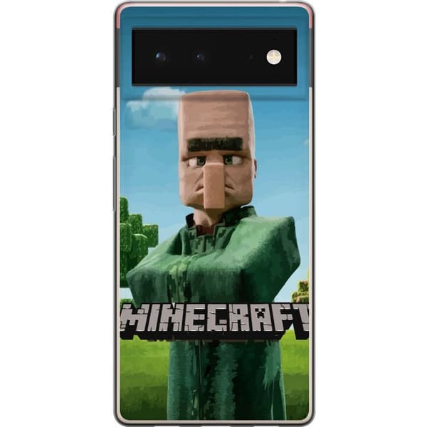 Google Pixel 6 Läpinäkyvä kuori A Minecraft Movie