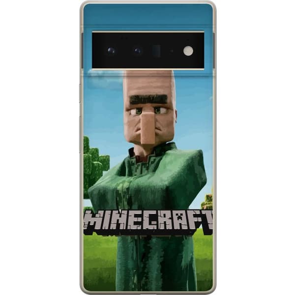 Google Pixel 6 Pro Genomskinligt Skal A Minecraft Movie