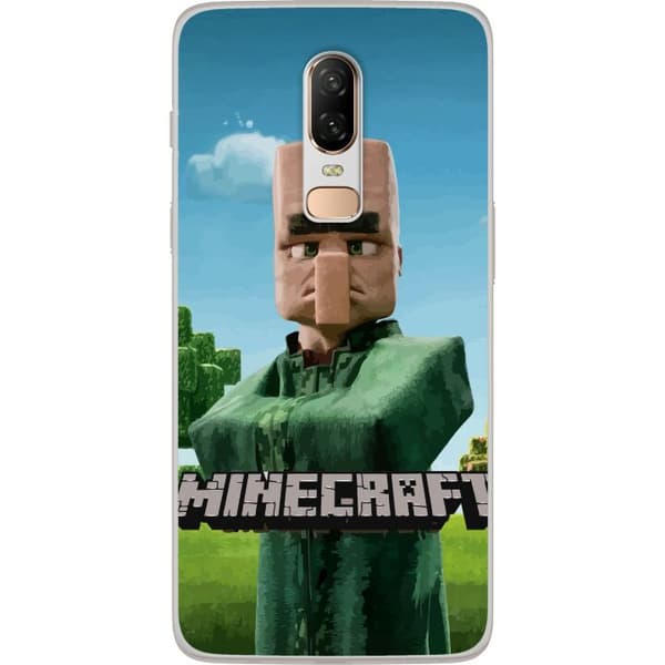 OnePlus 6 Genomskinligt Skal A Minecraft Movie