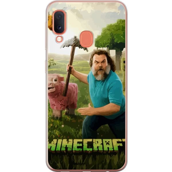 Samsung Galaxy A20e Genomskinligt Skal A Minecraft Movie