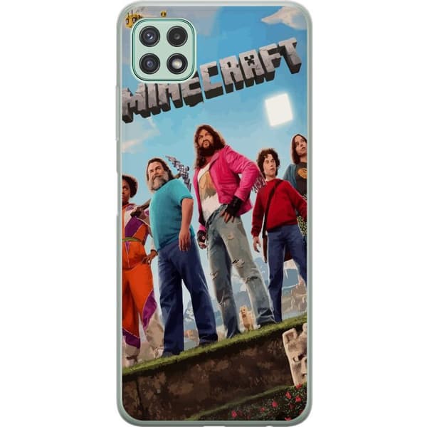 Samsung Galaxy A22 5G Gennemsigtig cover A Minecraft Movie