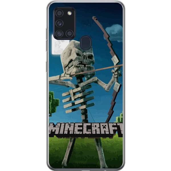 Samsung Galaxy A21s Gjennomsiktig deksel A Minecraft Movie