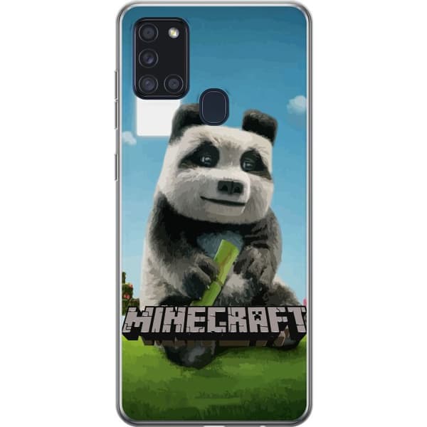 Samsung Galaxy A21s Genomskinligt Skal A Minecraft Movie