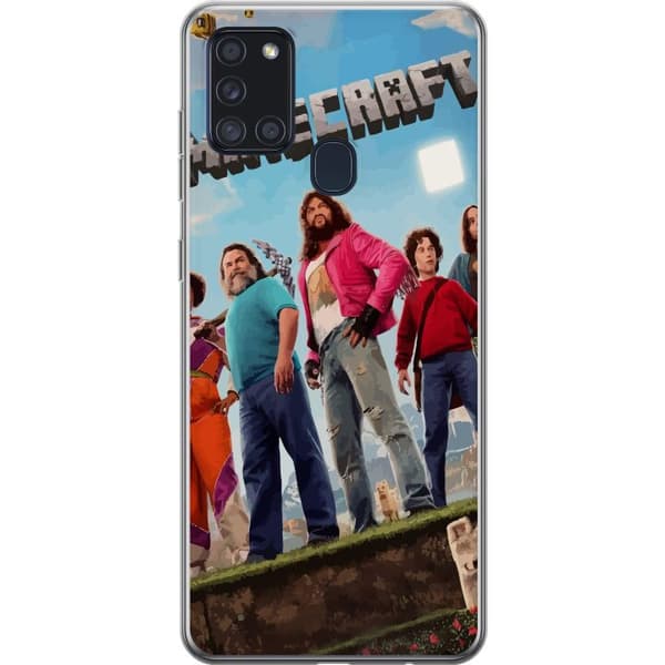 Samsung Galaxy A21s Gennemsigtig cover A Minecraft Movie