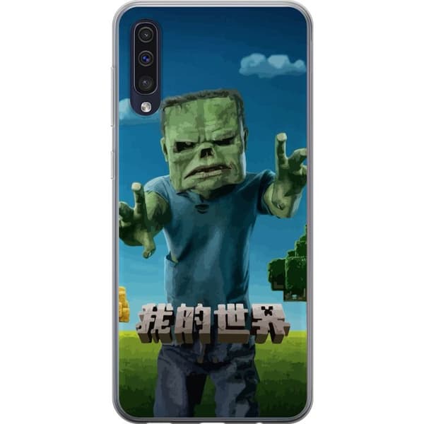 Samsung Galaxy A50 Läpinäkyvä kuori A Minecraft Movie