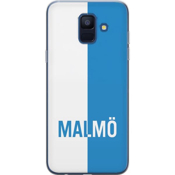 Samsung Galaxy A6 (2018) Gennemsigtig cover Malmö – fodbold