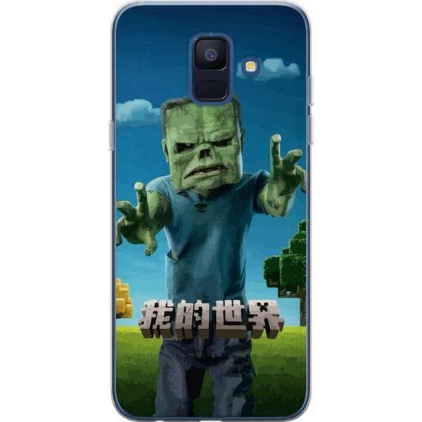 Samsung Galaxy A6 (2018) Läpinäkyvä kuori A Minecraft Movie