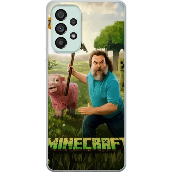 Samsung Galaxy A73 5G Läpinäkyvä kuori A Minecraft Movie