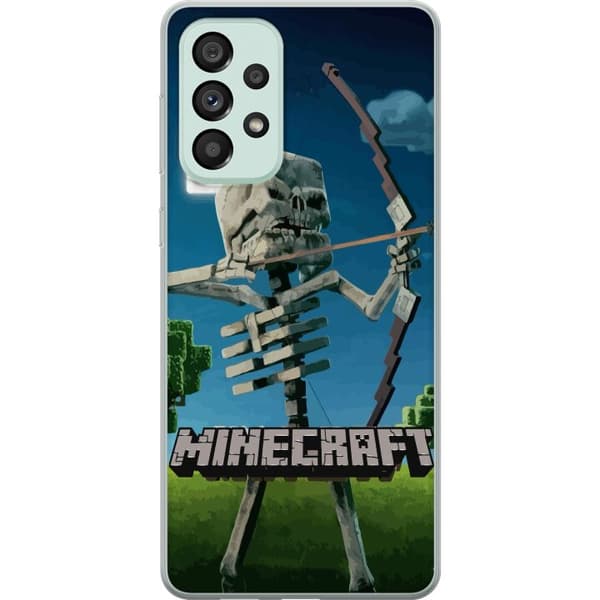 Samsung Galaxy A73 5G Läpinäkyvä kuori A Minecraft Movie