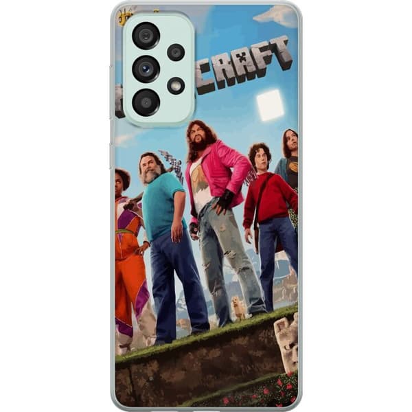 Samsung Galaxy A73 5G Gennemsigtig cover A Minecraft Movie