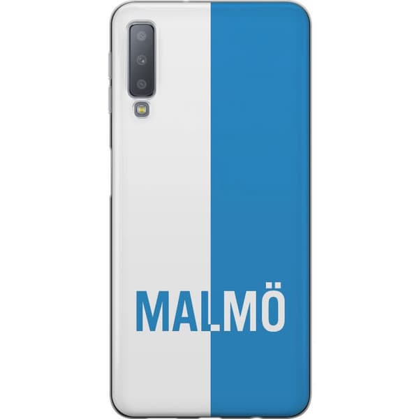 Samsung Galaxy A7 (2018) Gennemsigtig cover Malmö – fodbold