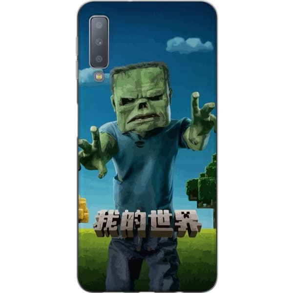 Samsung Galaxy A7 (2018) Gjennomsiktig deksel A Minecraft Movie
